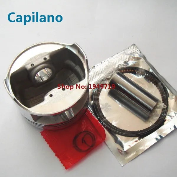 Motorcycle TS185 Piston Kit With Piston Ring 64mm Bore 16mm, 56 OFF