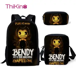 Thikin Бенди и чернильная машинка 3 шт./компл. книги, детская школьная сумка, спортивная сумка для путешествий, сумка для школьный рюкзак для