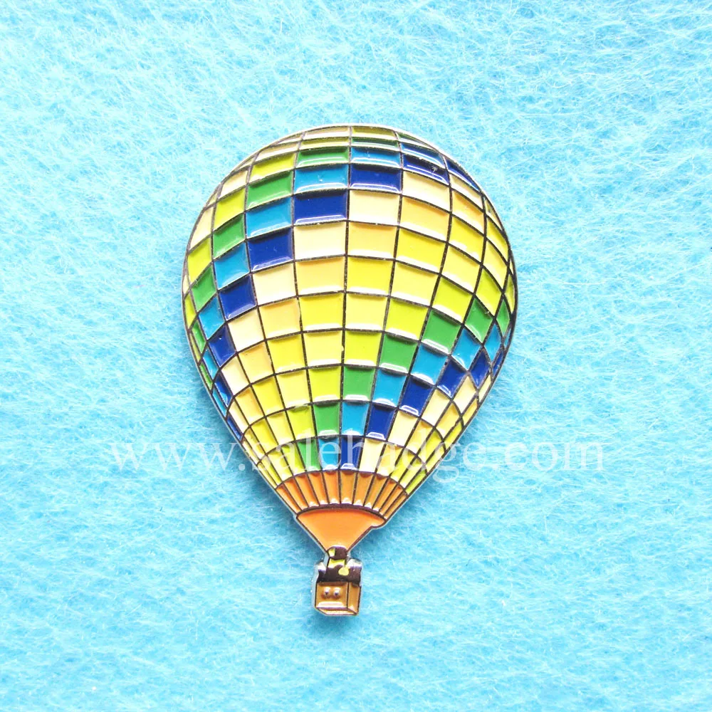 

Custom Metal Hot Air Balloon Shaped Color Lapel pins