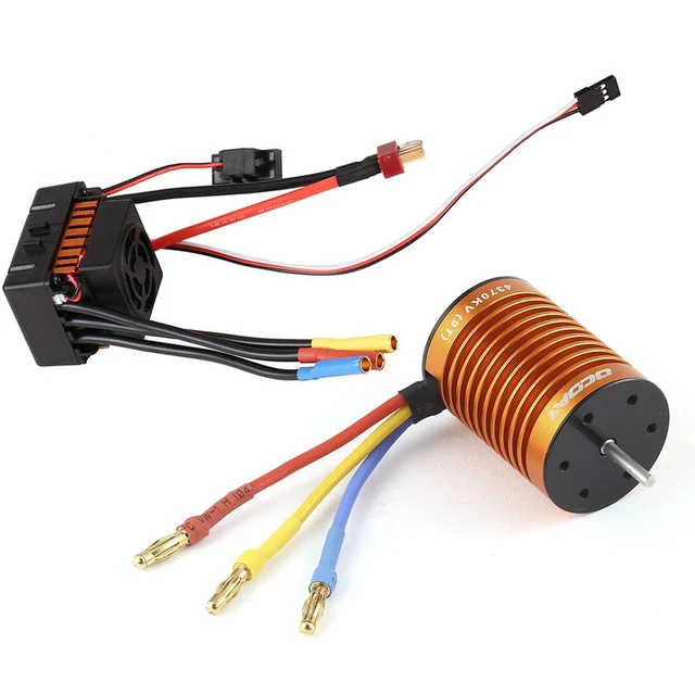 110 RC Car Motor 9T 4370 KV 10T 3930KV 4 Poles Sensorless Brushless