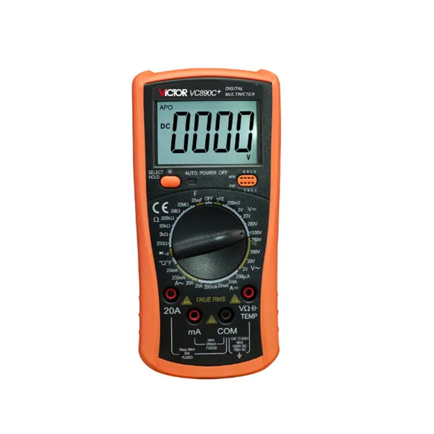Original VICTOR VC890C+ Digital Multimeter True RMS 2000UF Capacitor Temperature Measurement | Инструменты