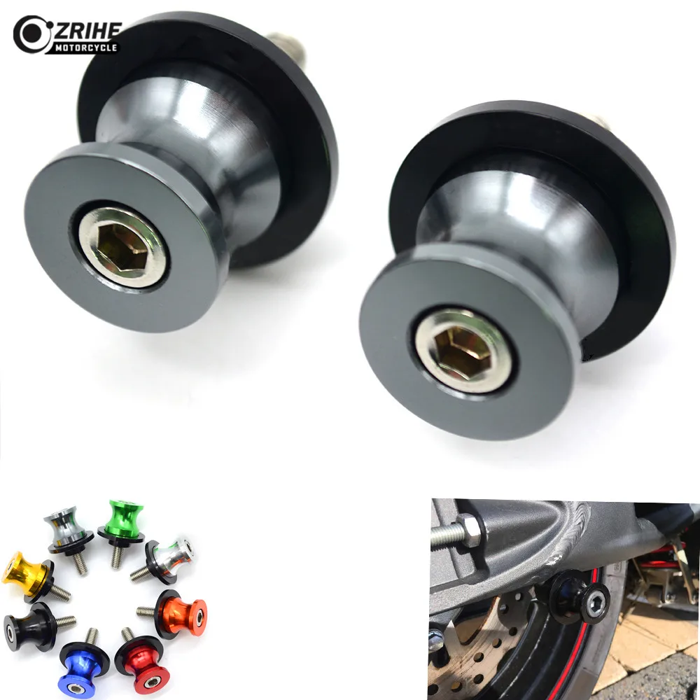 

Motorcycle accessories Swingarm Spools slider stand screws for Yamaha FZ8 YZF R25 FJR 1300 ducati monster 400 620 695 696 796