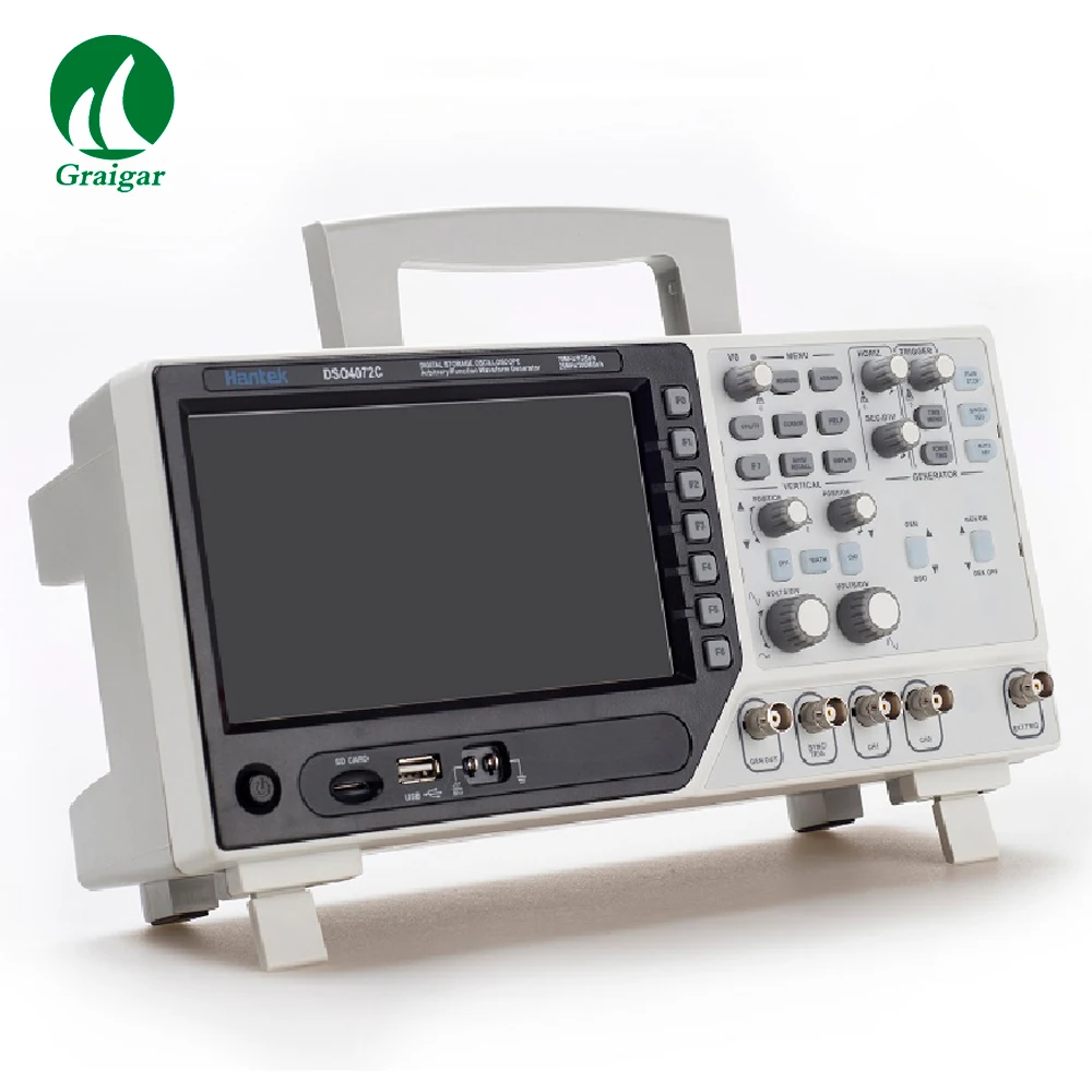 Hantek DSO4072C 2 канальный цифровой осциллограф 70 МГц Пропускная способность 1GSa/s