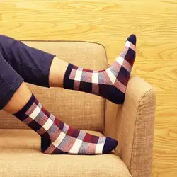 2018 новые модные мягкие хлопковые мужские носки в британском стиле маленькие квадратные Повседневные носки очаровательные женские мужские