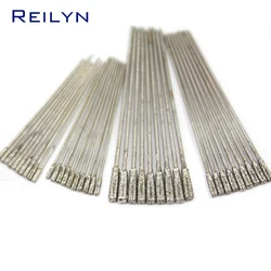 Mèches de perçage pour perles de pierre, forets de meulage en diamant émergy forets de jade pointes de perçage pour moulin suspendu outils rotatifs dremel 10 pièces 