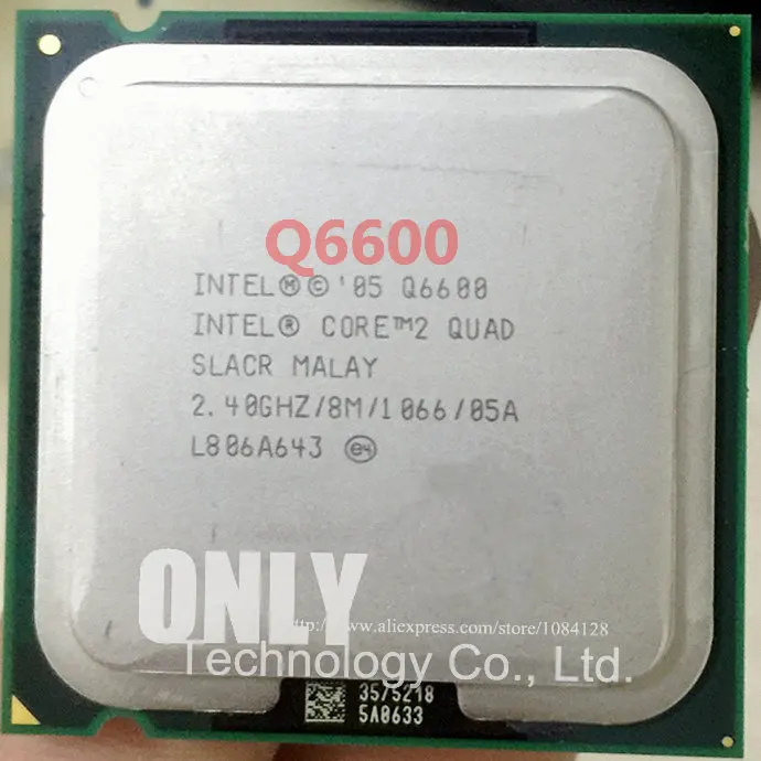 processors free shipping Core 2 Quad Q6600 CPU  (2.4Ghz/ 8M /1066GHz) Socket 775 Desktop CPU cpus