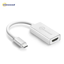 Kimwood USB C to HDMI Adapter USB 3.1 Type C to HDMI Adapter 4K (Thunderbolt 3 Compatible) for Samsung S8/S8+/Note 8 MacBook