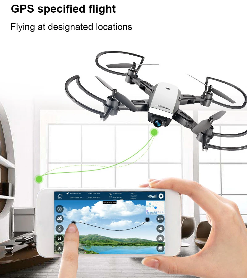 LH-X28 UAV Aerial Photography Foldable RC Drone Helicopter With Wifi 2MP Camera Or With GPS Wifi Camera Real-time Children Toy (12)