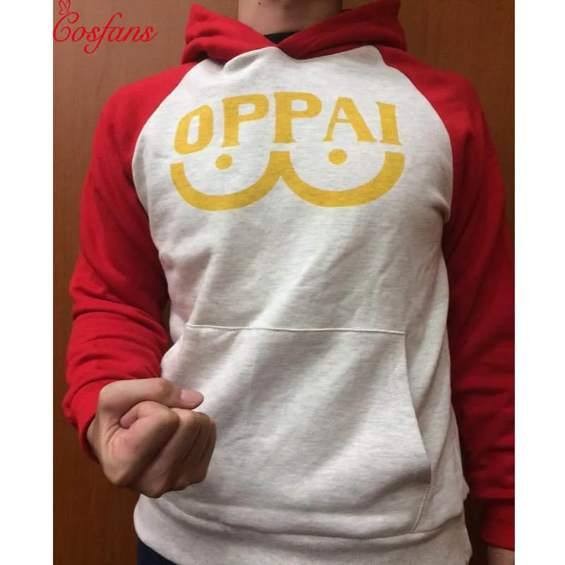 Новинка One Punch Man герой Сайтама Толстовка Oppai косплей костюм куртка с капюшоном