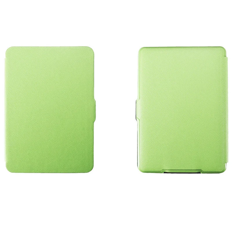 

MOOL Magnetic PU Leather Cover Case slim for Amazon Kindle Paperwhite (Cross pattern, Green)