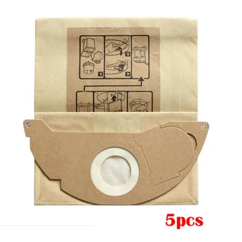 

5 pcs/lot Vacuum cleaner bag hepa filter dust bag cleaner bags For KARCHER WD2250 A2004 A2054 MV2