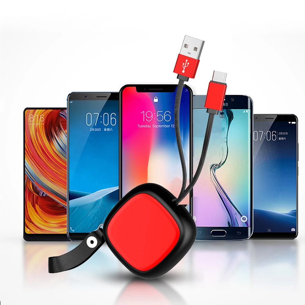Выдвижной usb кабель для телефона для iph X 8 7 6 S Plus 5s Синхронизация данных usb-кабель для зарядки для Android для кабеля Micro USB typr-C