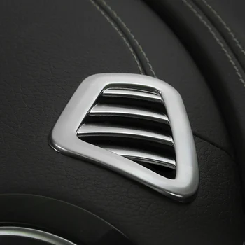 

Car ABS Chrome Dashboard Air Conditioning Outlet Cover Trim For Mercedes Benz W213 E Class E200l E300l 2016 2017 2018 styling