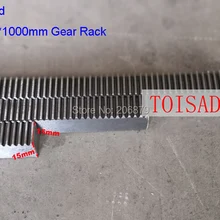 1 шт. 1 м 1,0 мод 15*15*1000 мм механизм пресс-формы стойка прецизионная стойка ЧПУ(прямые зубы) зубчатая рейка