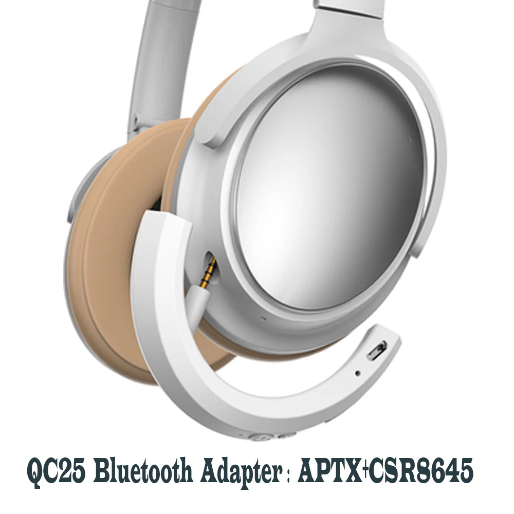 New QC25 Wireless Bluetooth V5 0 Adapter for Bose QC25 Headset for QuietComfort 25 Headphone Transmitter Adapters Receiver