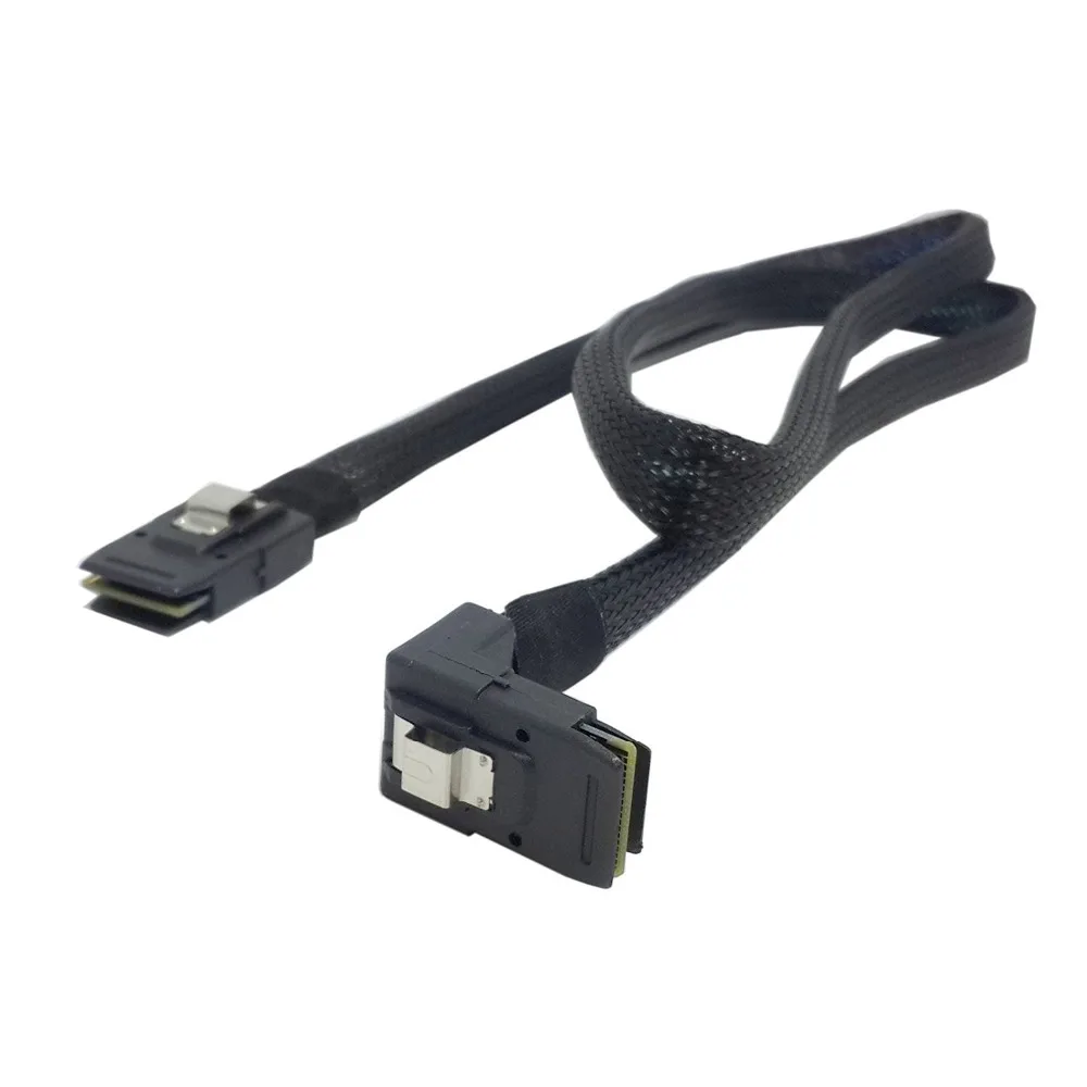 90 градусный угловой внутренний Mini SAS 36Pin SFF 8087 to 36pin кабель для жесткого диска Raid 80