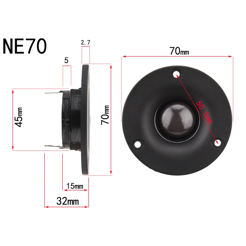Динамик HIFIDIY LIVE 2 5 ~ 3 дюйма мощный неодимовый магнит шелковая мембрана 6 Ом 30 Вт