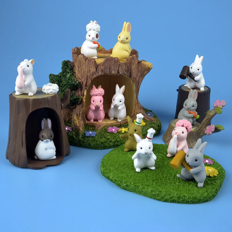 Jepang Mainan Kapsul Bulk 12 Pcs Kawaii Maskot Hewan Peliharaan
