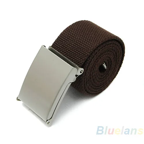 Для мужчин и женщин унисекс Обычная лямка хлопок холст металлическая пряжка ремень высокое качество ремни мужские роскошные повседневные ремни ceintures