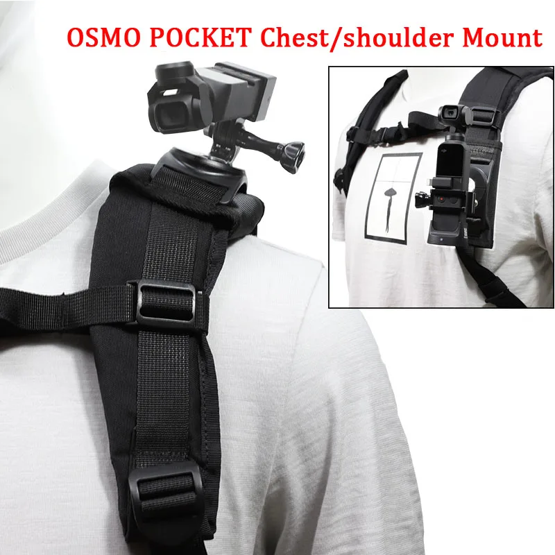 

Backpack Clip Shoulder Chest strap Mount for DJI OSMO Pocket Handheld Stand Expansion Bracket for DJI OSMO Pocket Gimbal Camera