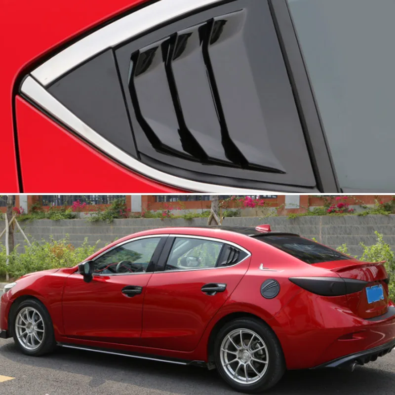 Vtear для Mazda мазда 3 Axela хэтчбек седан задние боковые подъемные оконные жалюзи