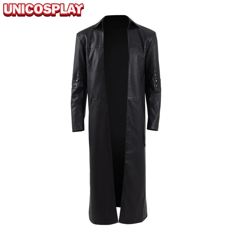 

The Dark Tower Roland Deschain Jacket Cosplay Costume New Gunslinger Man Trench Long Black Coat Halloween Outfit