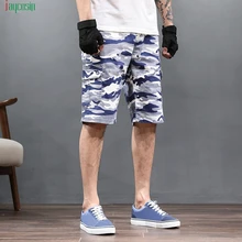 Jaycosin мужские летние камуфляжные джинсовые шорты модные повседневные свободные штаны повседневные шорты Pantalones De Mezclilla De Camuflaje