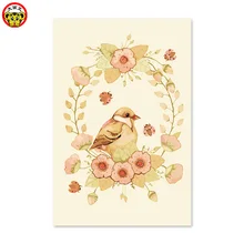 Diy цифровая картина маслом по номерам рисунок картина ручной работы стены llustrator Colleen Parker весенние пейзажи цветы птицы