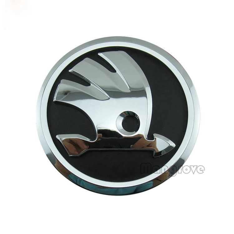 VW Original Front Emblem Badge SKODA LOGO For SKODA OCTAVIA YETI 90mm