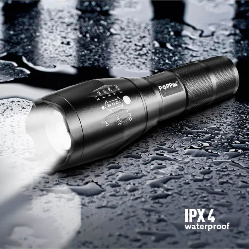 Poppas CREE XML T6 L2 чипы фонарик светодиодный Масштабируемые 1000LM Велосипеды свет для