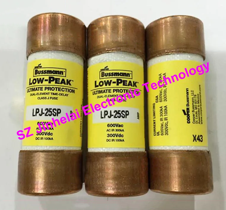 

100%New and original LPJ-25SP BUSSMANN Time-delay Fuses 25A 600V