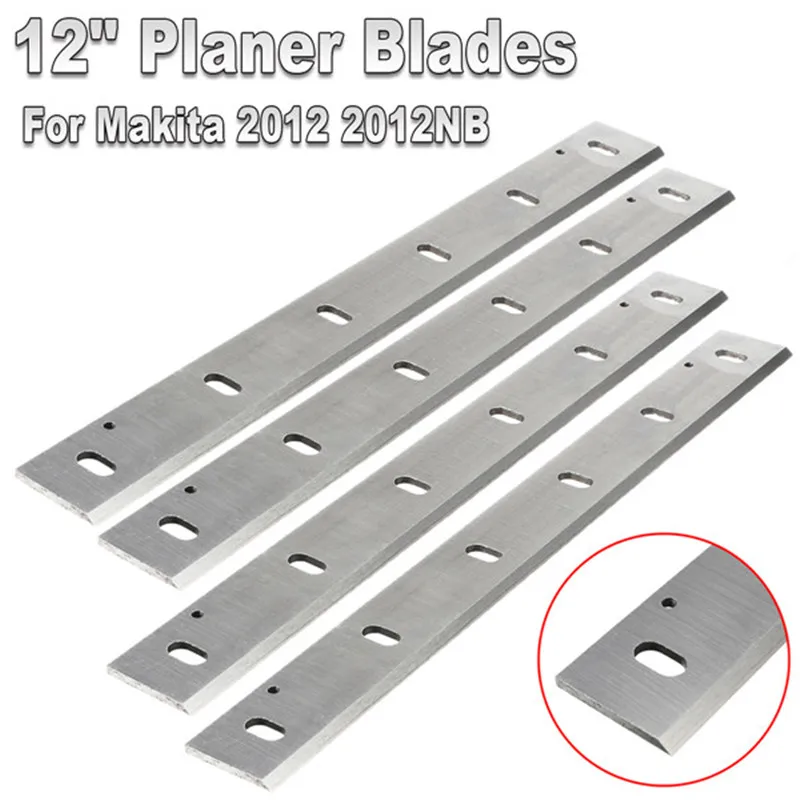 

2Pcs 12'' HSS Planer knife blades For Makita 2012NB Wood Thicknesser Planer Woodworking Power Tool Parts