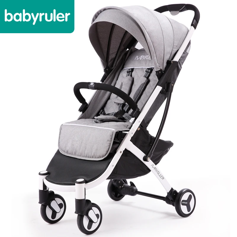 

Baby stroller babyruler ultra-light portable four wheel shock absorbers child summer folding umbrella cart