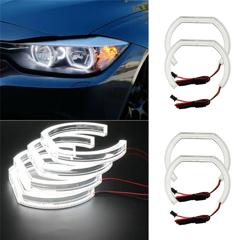 

LED Angel Eyes Halo Rings 3D DTM LCI M4 Style Fit For BMW 3 E90 E92 E93 F30 F31 M5