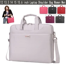12 13.3 14 15 15.6 pulgadas Bolsa de Ordenador Portátil Mujer Hombre Bolsa de Mensajero Del Hombro Del Bolso Impermeable de la Manga del Ordenador portátil para Macbook caso
