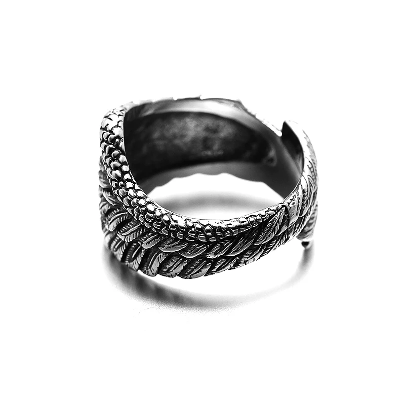 Чистое 925 пробы Серебряное ювелирное изделие, кольца Takahashi Goros, орлиные перья, кольцо для открытия для мужчин и женщин, рождественский подарок 167