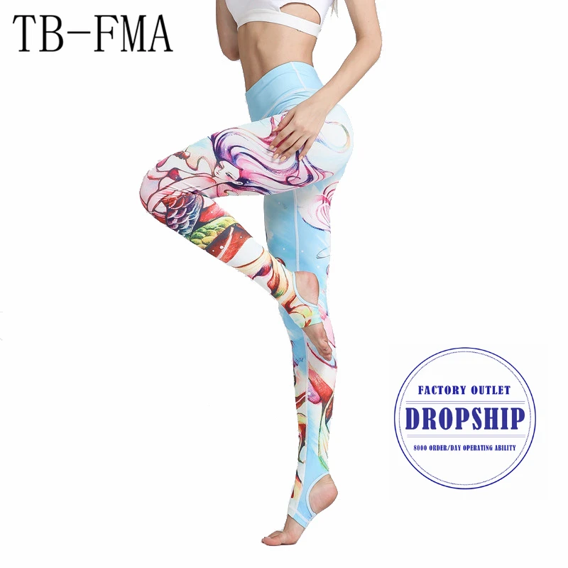 

Sexy Yoga Pants Leggings for Women Fitness Running Tights Sportswear Stretch Fabric Sports Skinny leggings Floral Printed