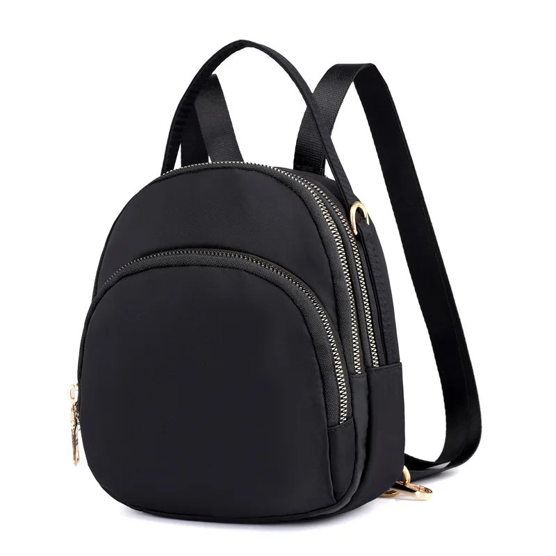 Women Mini Backpack Purse Nylon Waterproof Small Backpack for Girls Multifunctional Cross Body Bag  Fashion Bag Multi-layer 