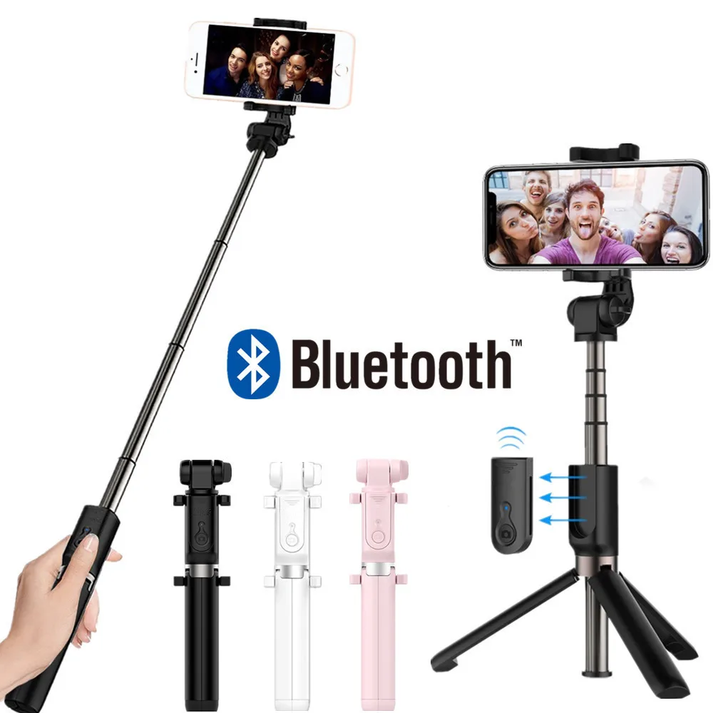 

FGHGF FT3 Bluetooth Selfie Stick Tripod for Phone Monopod Self-portrait+Gopro Mount for iPhone Samsung Gopro 4 5 Android