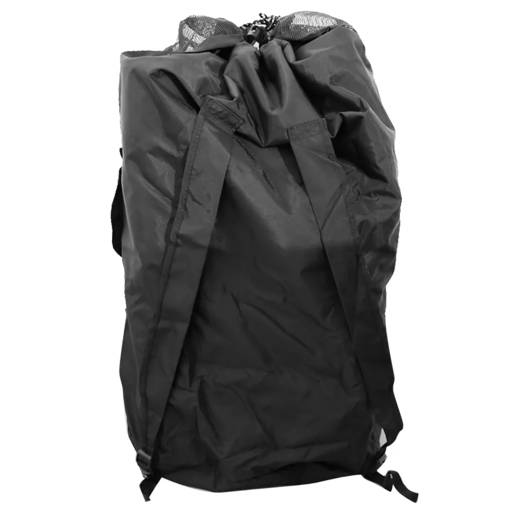 Lightweight Foldable Scuba Snorkeling Diving Mesh Bag Backpack Duffel Dive Bag W/ Compact Pocket For Diving Snorkeling 
