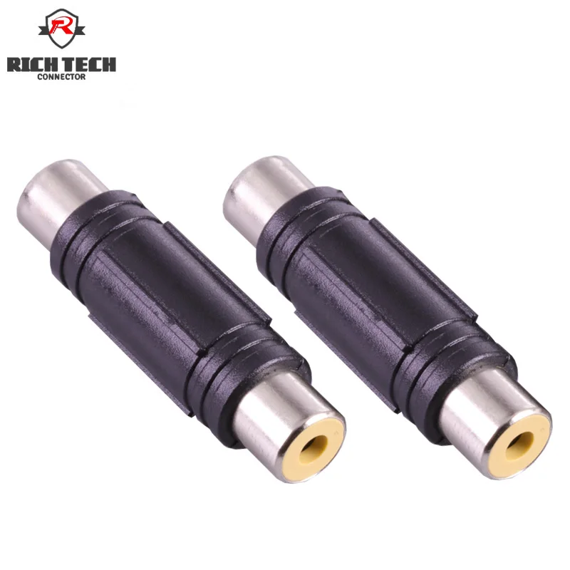

1pc RCA Female to RCA Female Audio Video Cable Jack Plug Adapter Connector