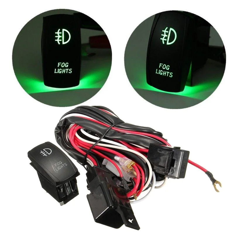 1 шт. Фирменная Новинка 12V светодиодный туман светильник лазерный кулисный