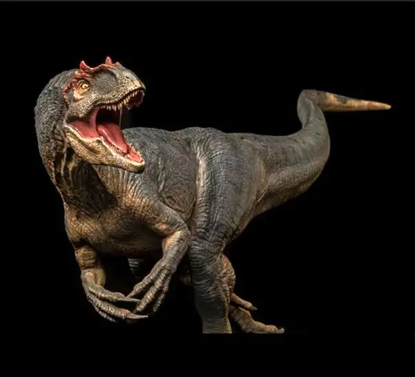 Allosaurus old Старый видение 1/35 масштаб сериалы динозавров животных Модель Животное Юрского периода 1/35 долина Gwangi аллозавр динозавров - Цвет: Allosaurus old