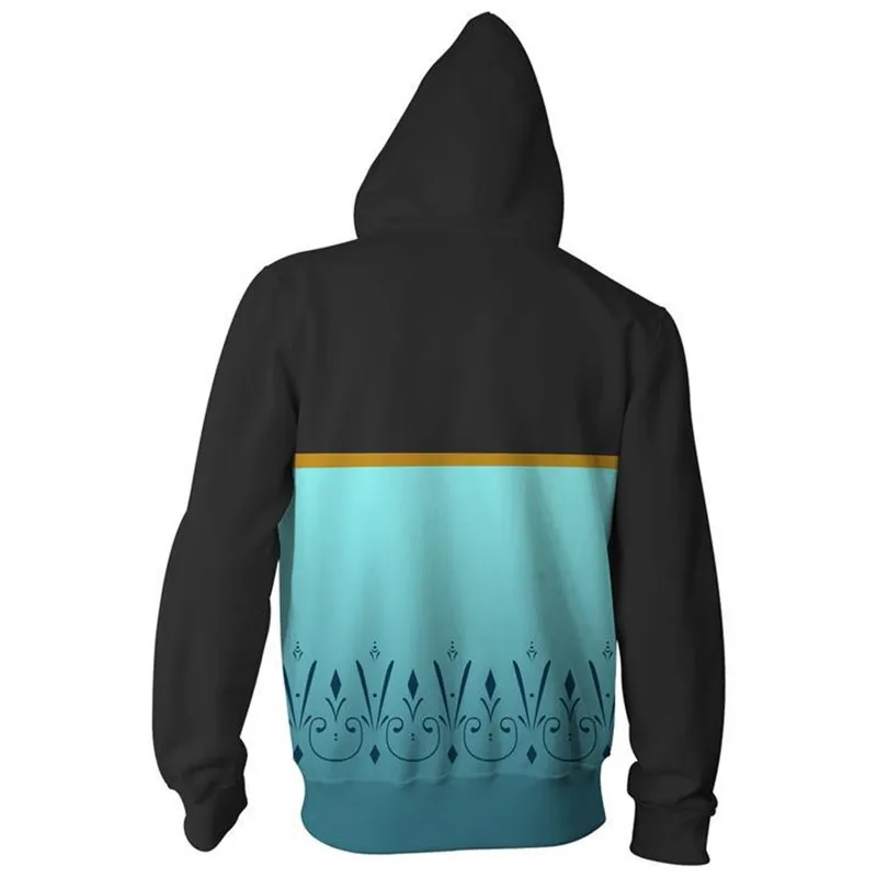 Fans Wear 3d Printed Frozen Sweatshirt King Cosplay Hooded Sweatshirts Men Hoodie