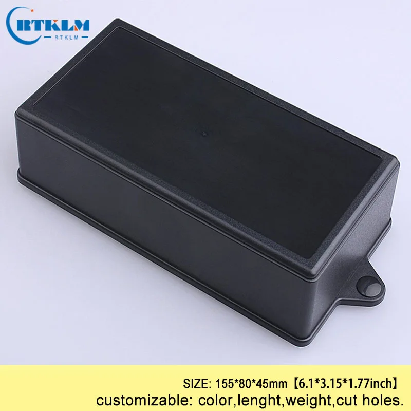 Wall mounting electronic housing products abs plastic enclosure junction box diy instrumen case pcd diy design BOX 155*80*45mm