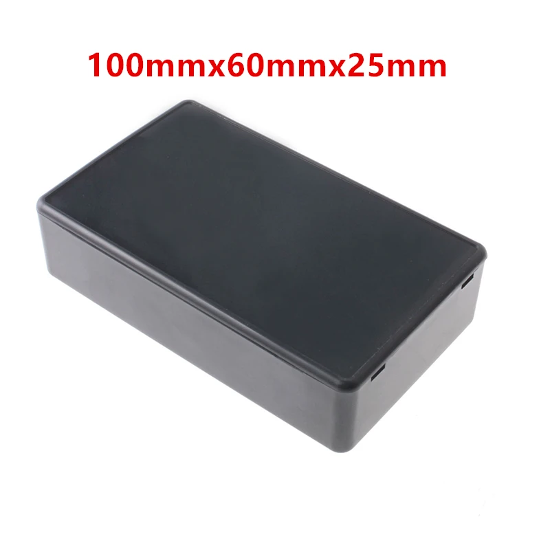 Black Plastic ABS Project Box Enclosure Hand Held Cover 110x65x28mm 