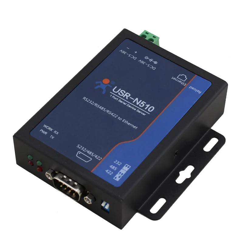 RS485/RS232/422 Серийный Сервер промышленного класса серийный Ethernet модуль USR-N510 |