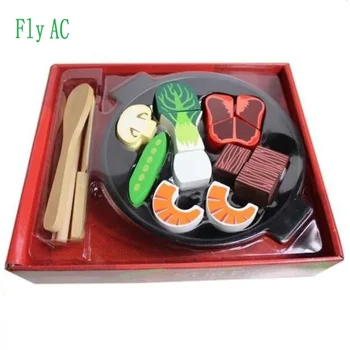

Fly AC Pretend Food Kitchen Play Set for Kids Cutting Vegetables Play Food Kitchen Toys Educational gift