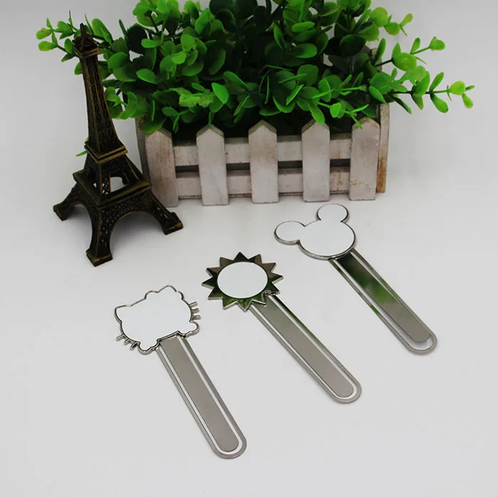 

6pcs Metal Bookmark Blank for Sublimation INk Transfer Heat Press Print DIY Gift Craft 3types available