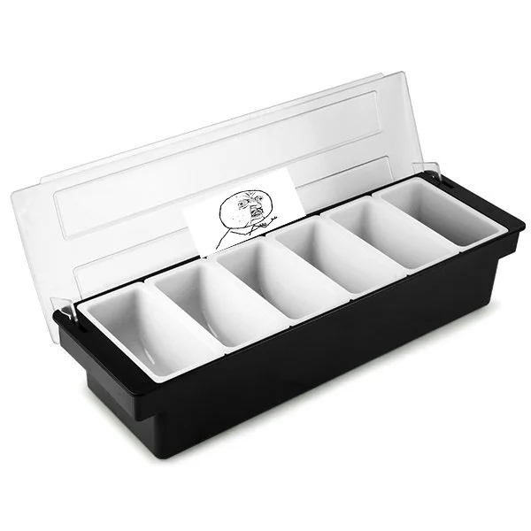 cocktail garnish box bar toolsin Cocktail Garnishes Holders from Home